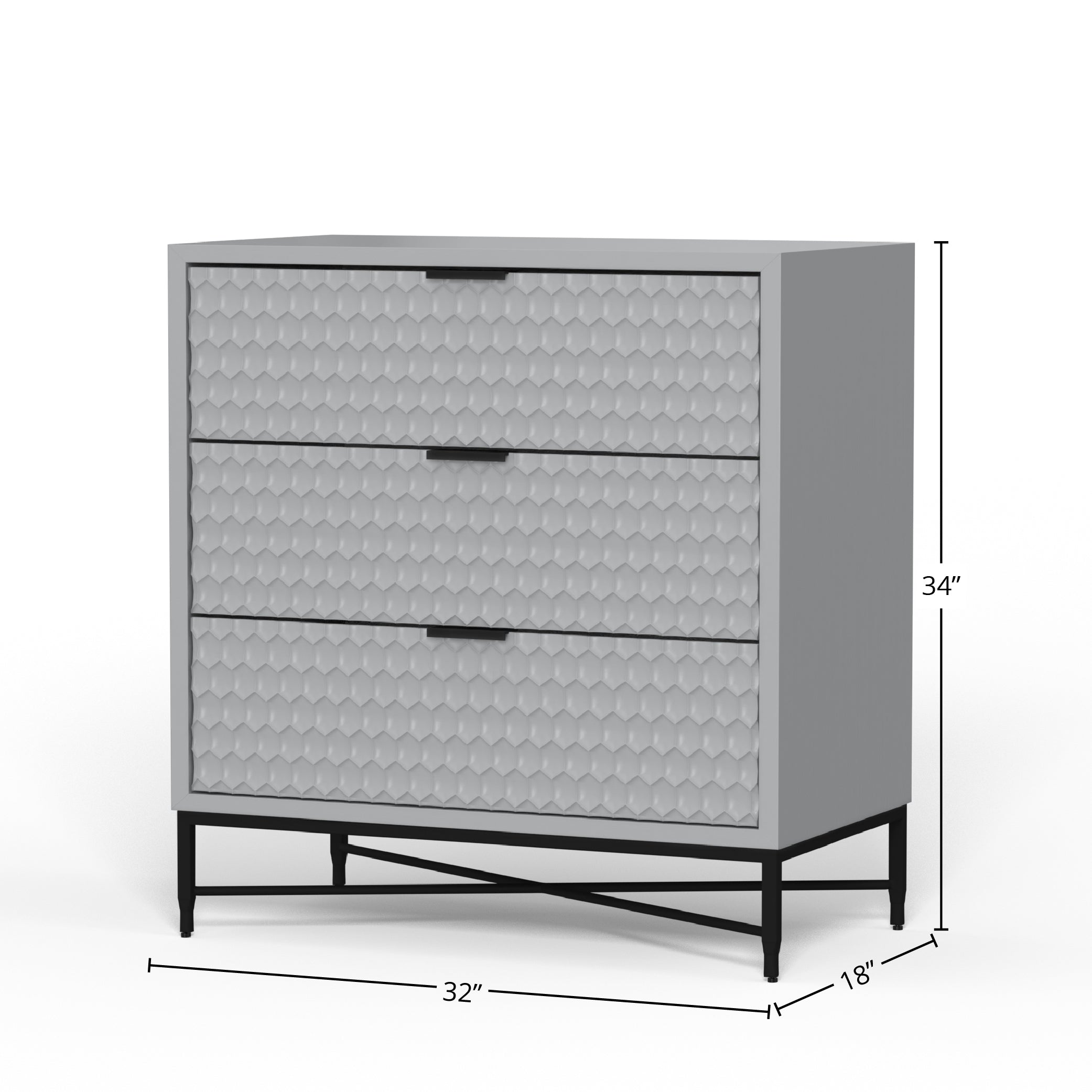 White Pearl Accent Chest