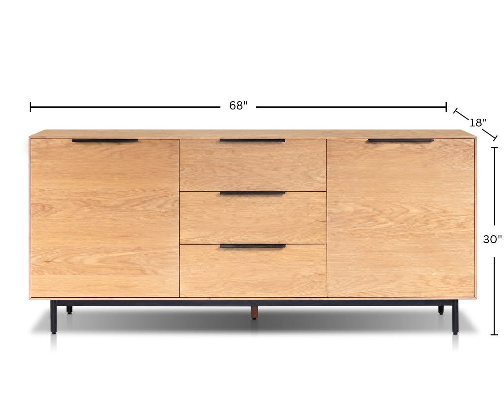 Akira Sideboard, Light Oak