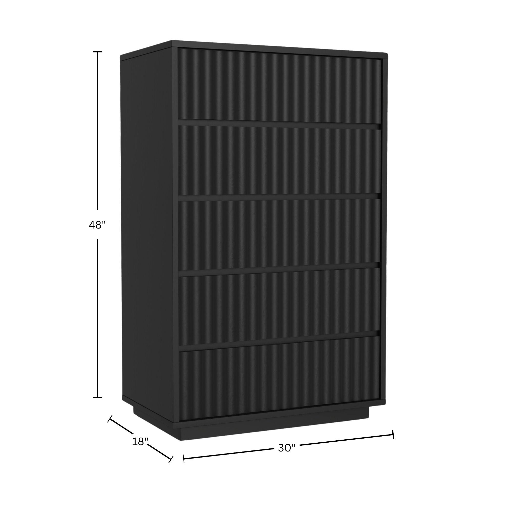 Blanca Chest, Black