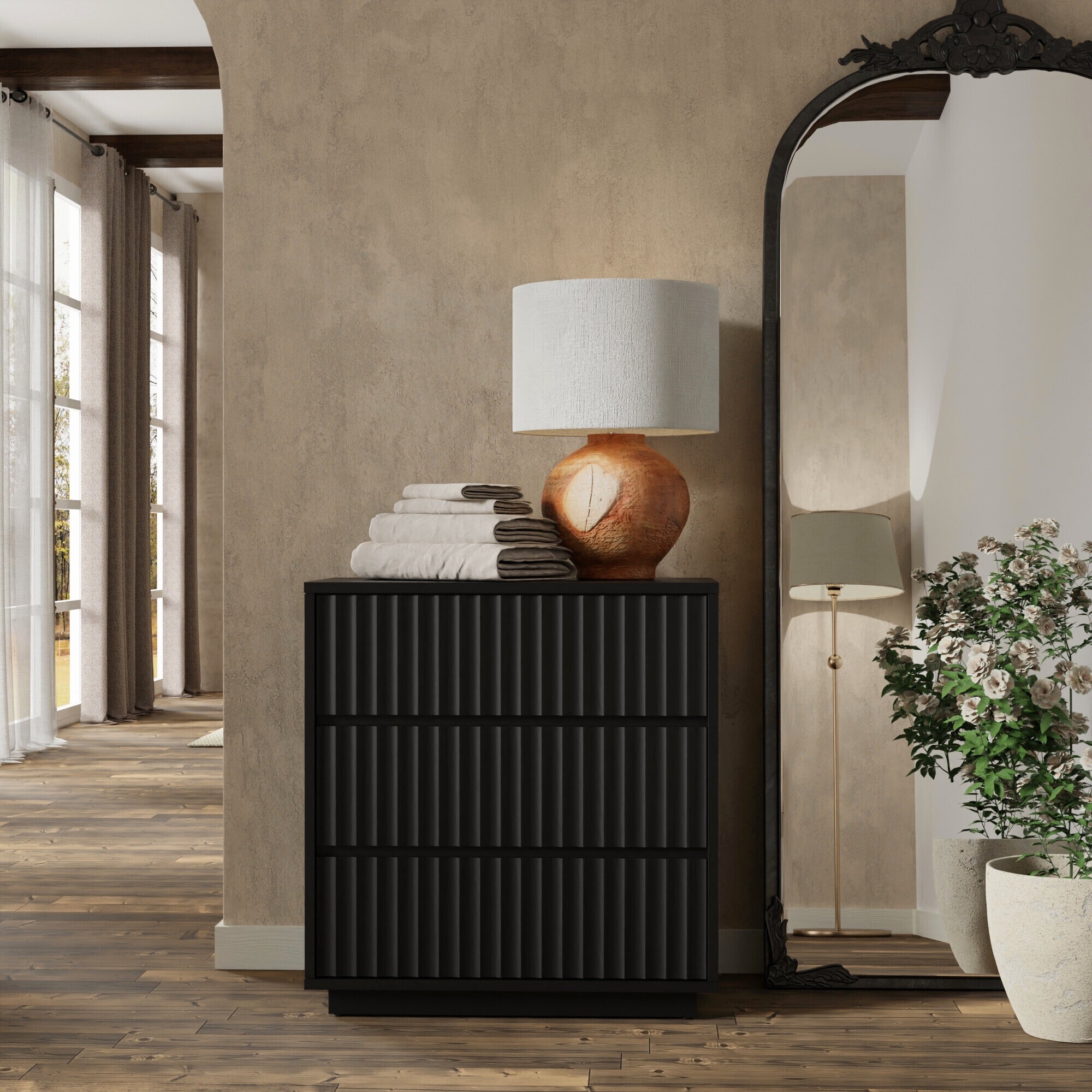 Blanca Small Chest, Black
