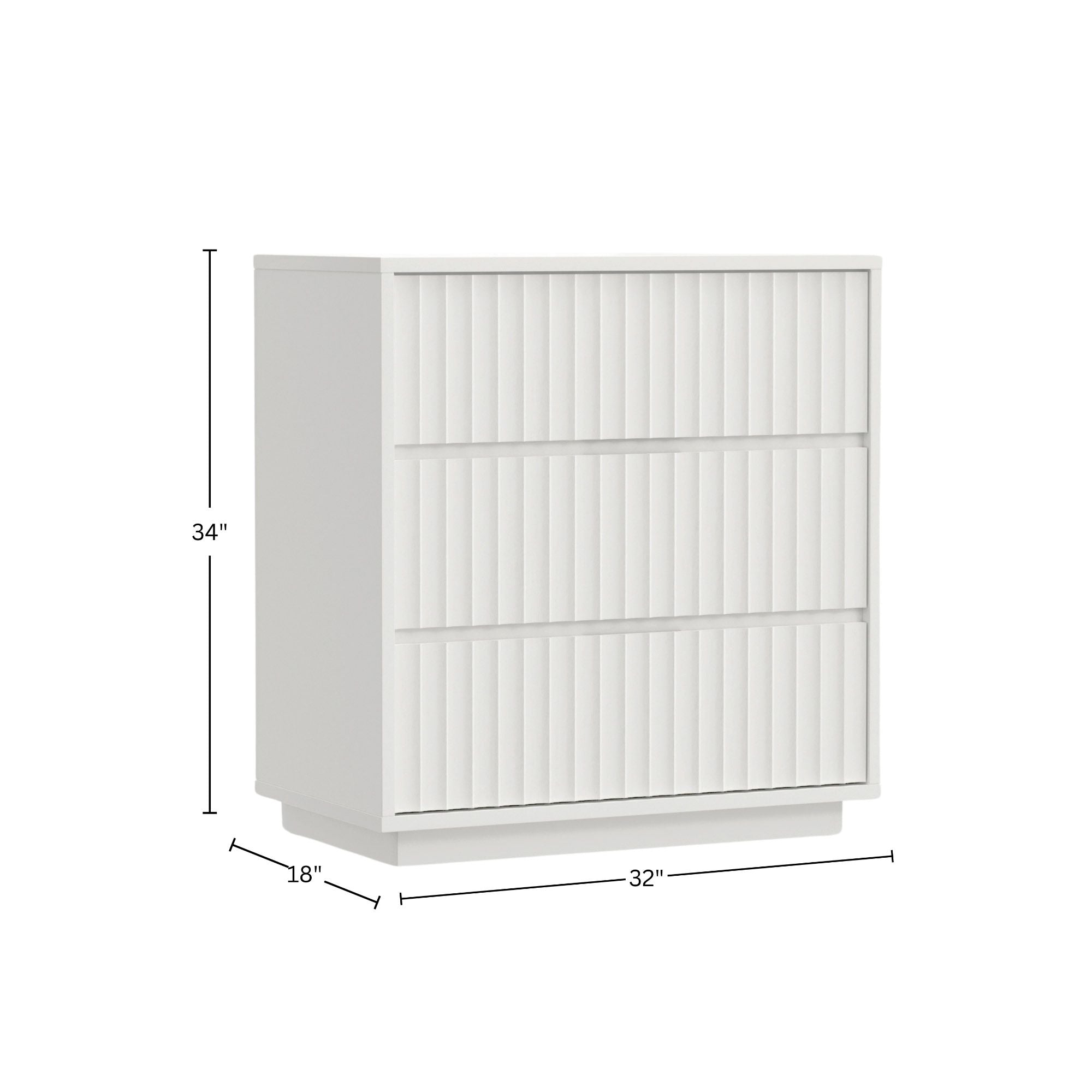 Blanca Small Chest, White
