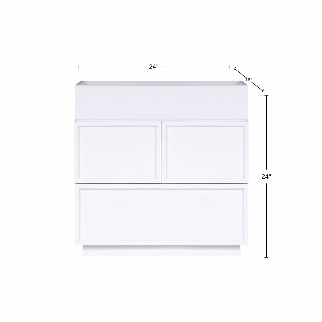 Luca Nightstand, White