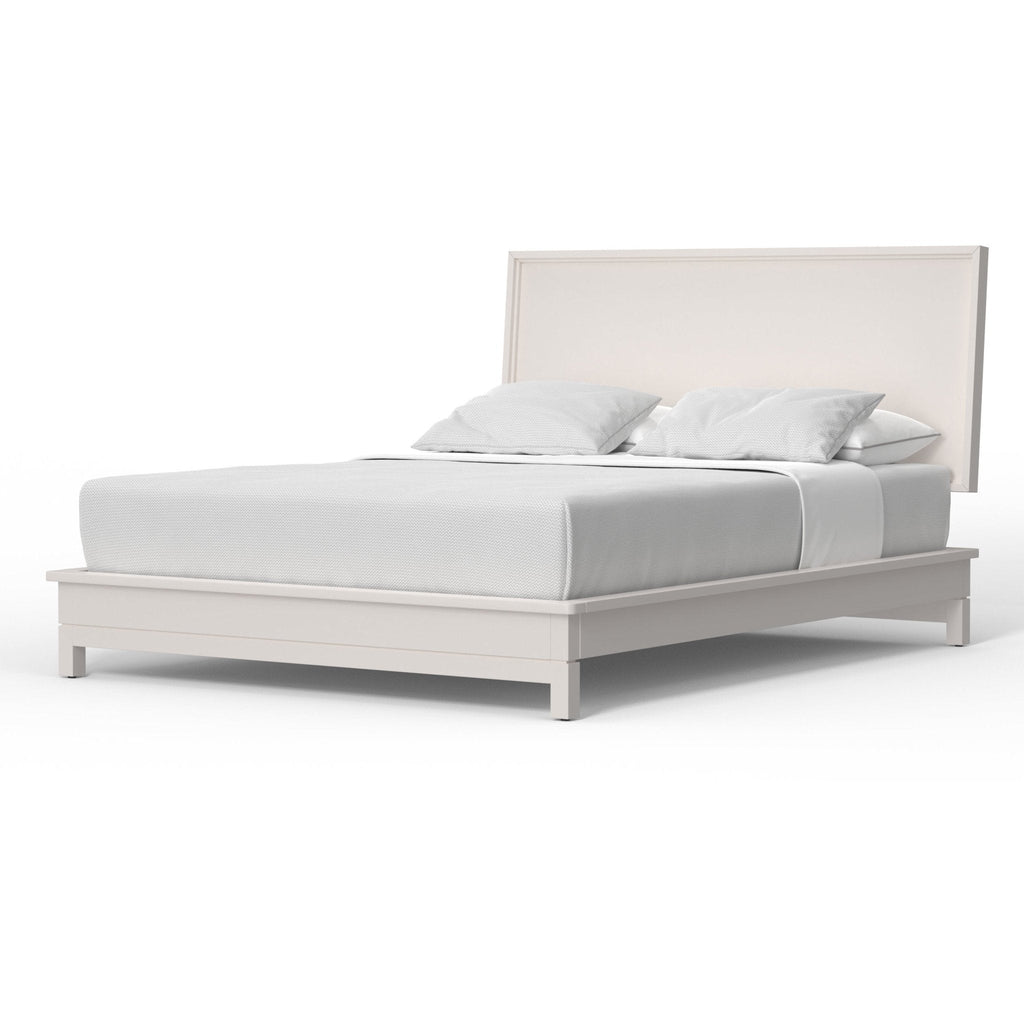 Nova Platform Bed - Chalk White