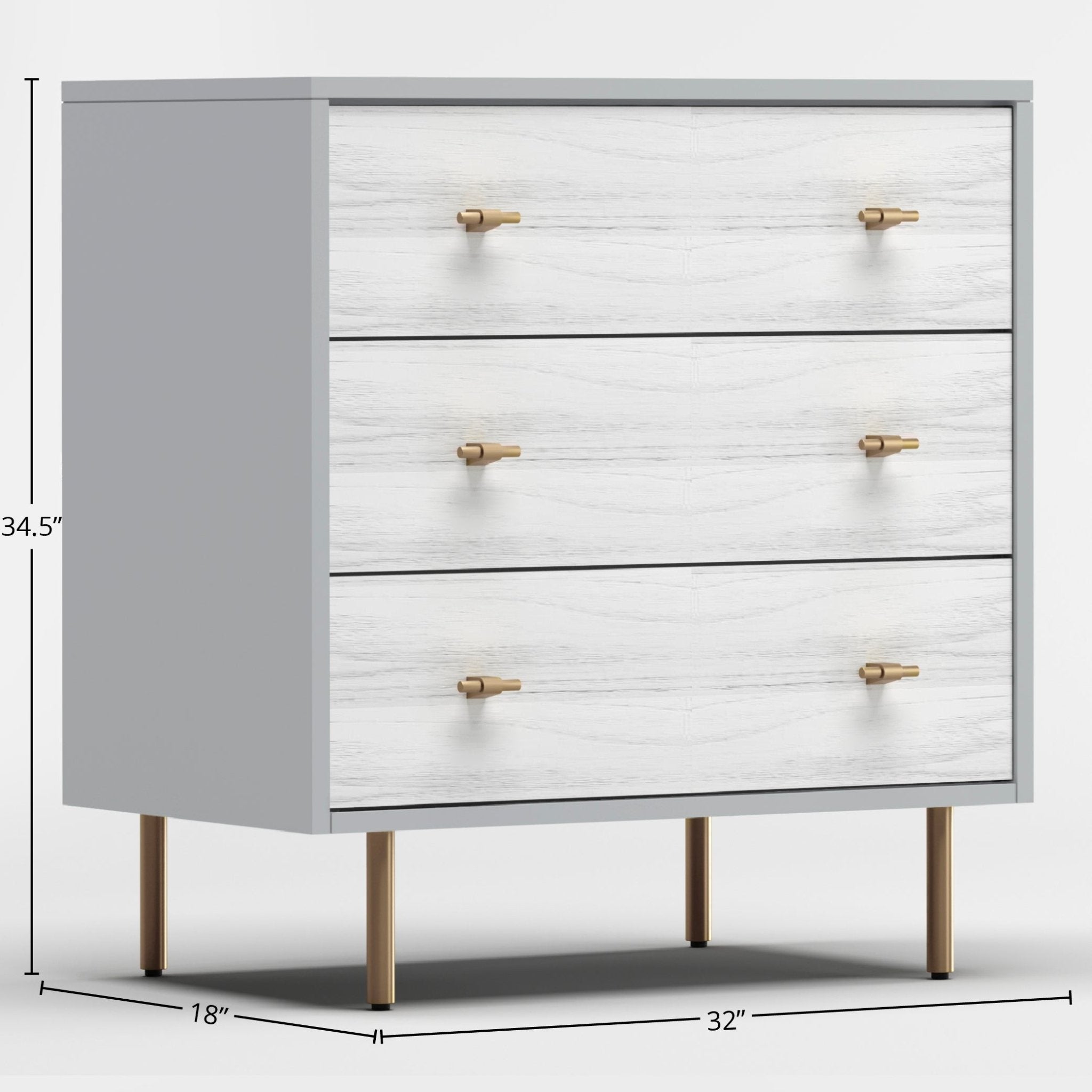 Saige Accent Chest, Weathered White