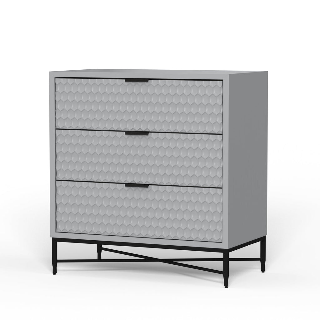 White Pearl Accent Chest