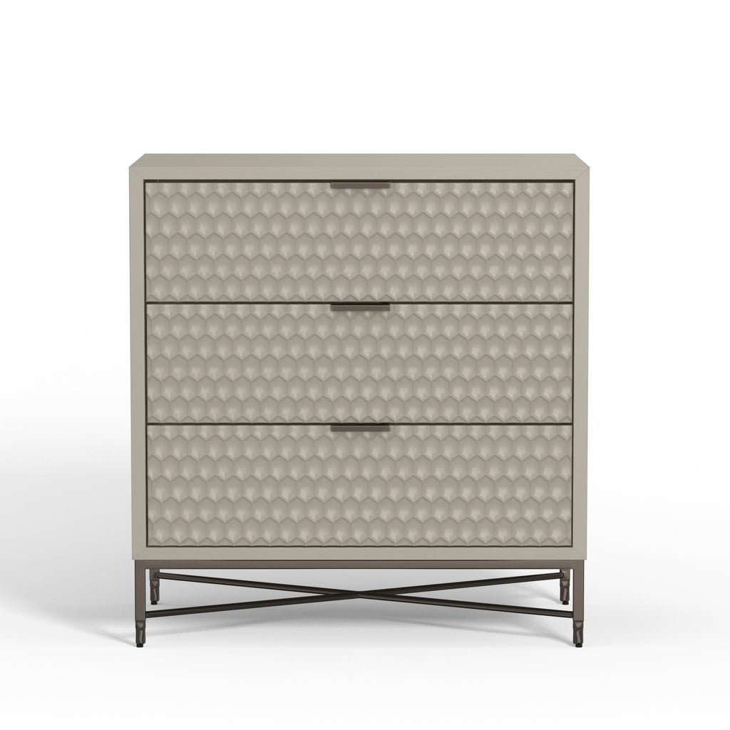 White Pearl Accent Chest