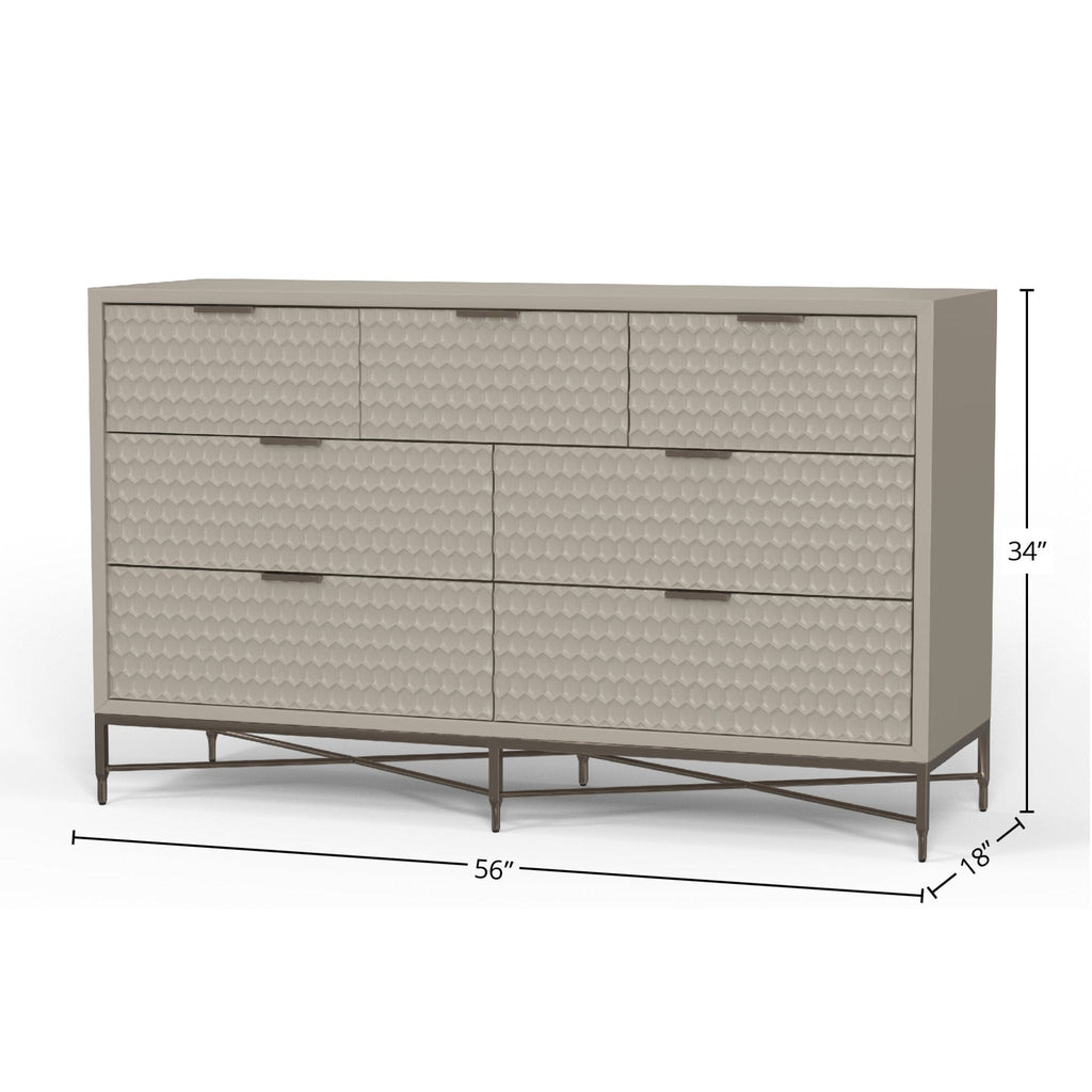 White Pearl Dresser