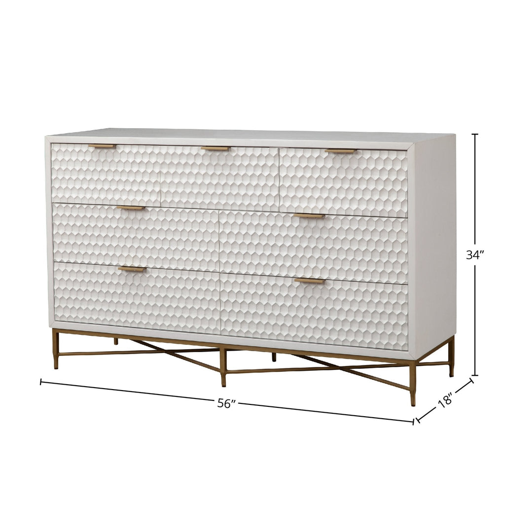 White Pearl Dresser