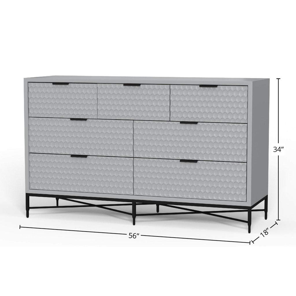 White Pearl Dresser