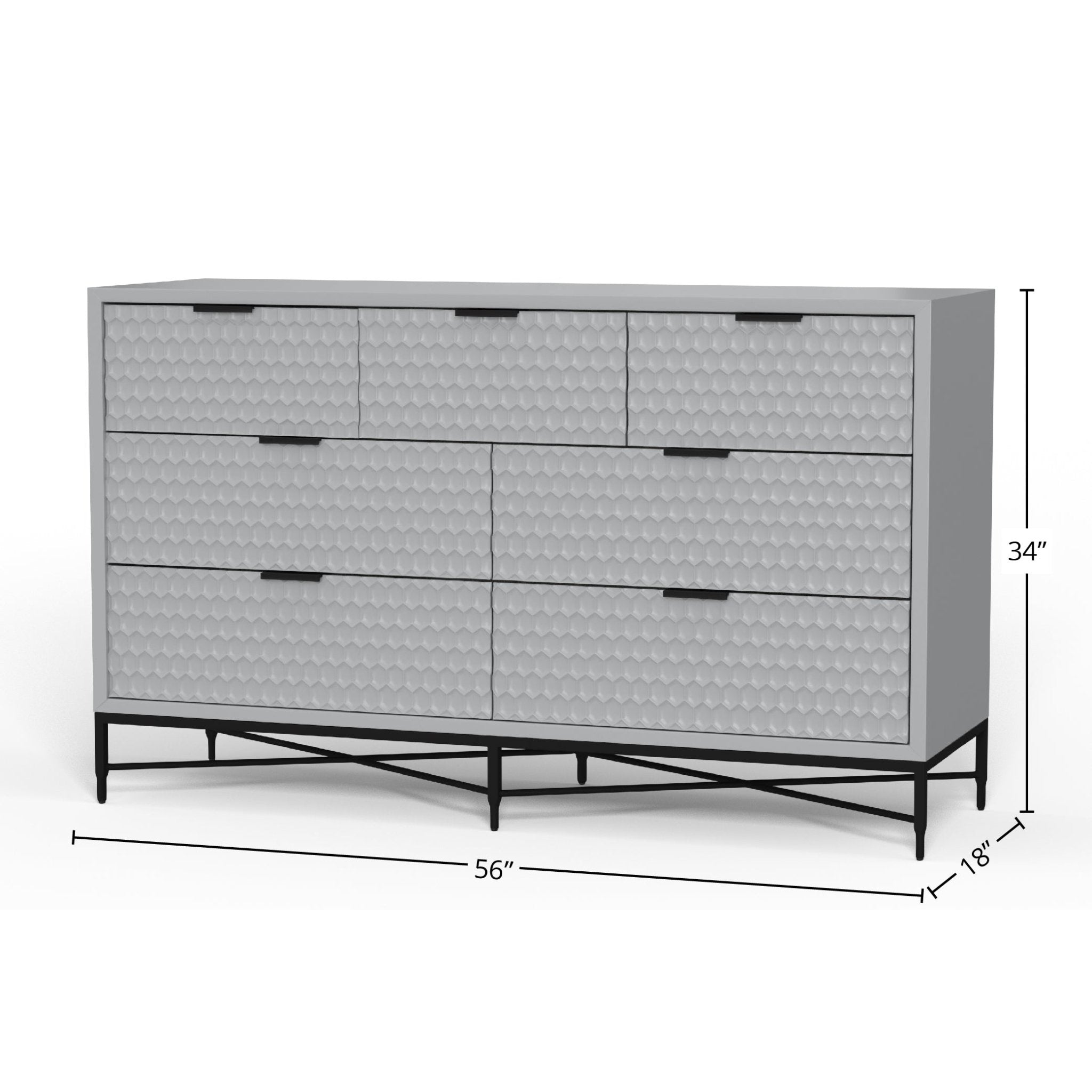 White Pearl Dresser