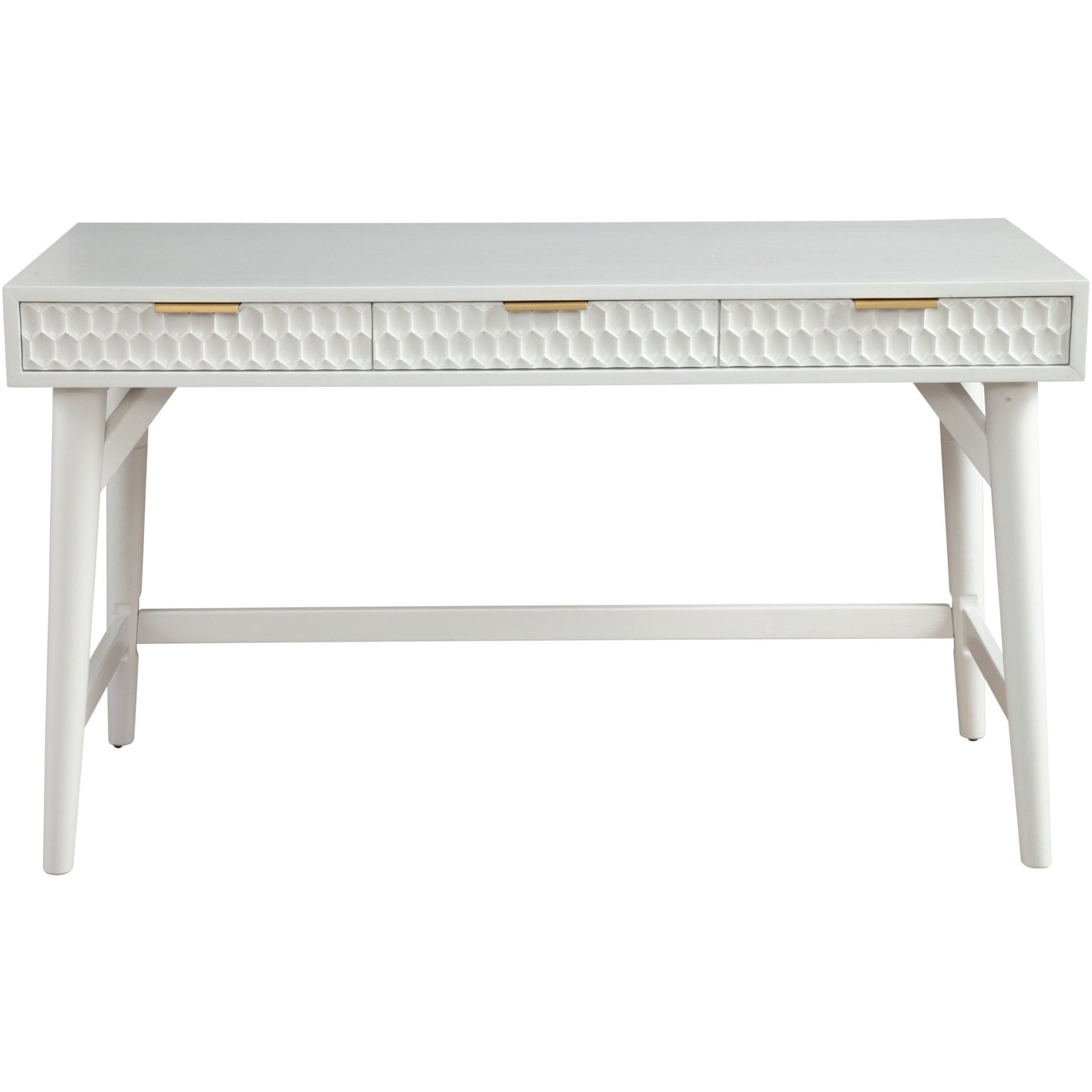 White Pearl Large Desk