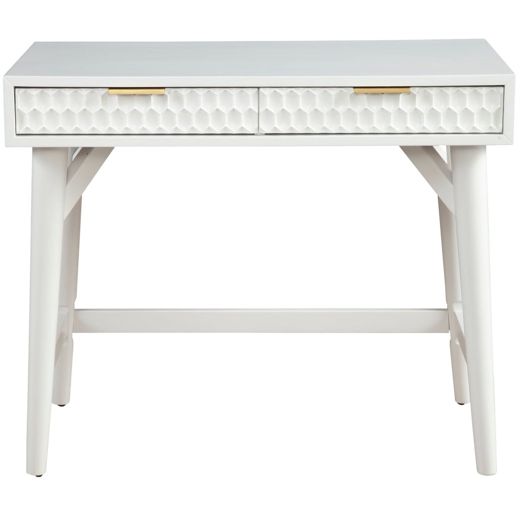White Pearl Mini Desk