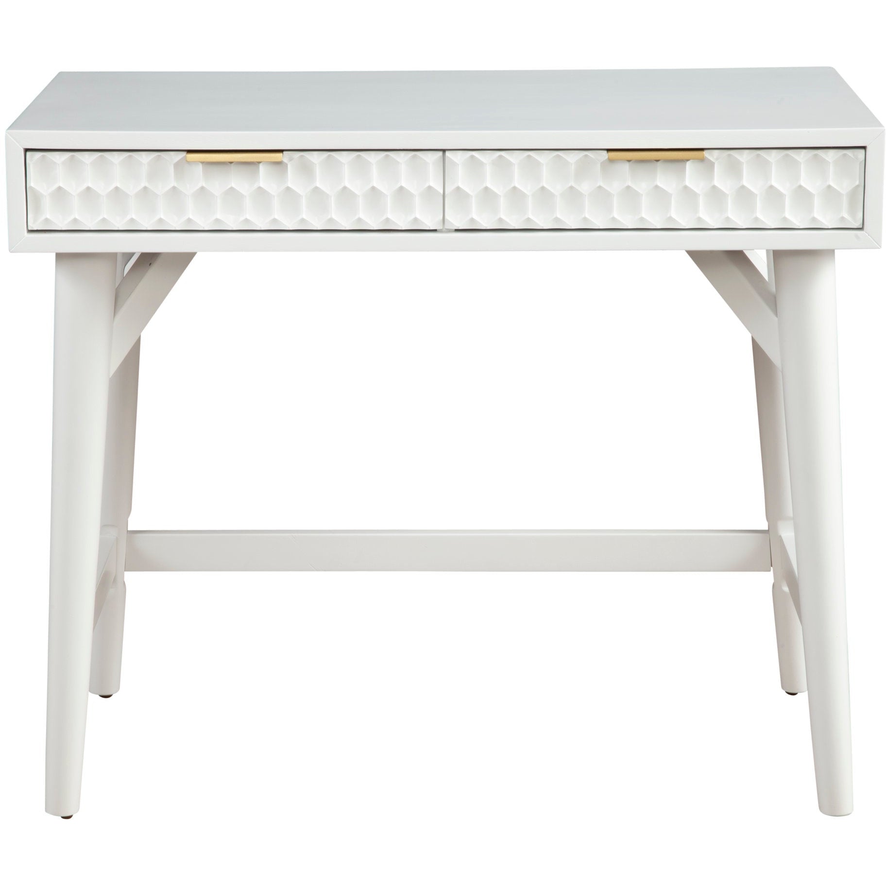 White Pearl Mini Desk