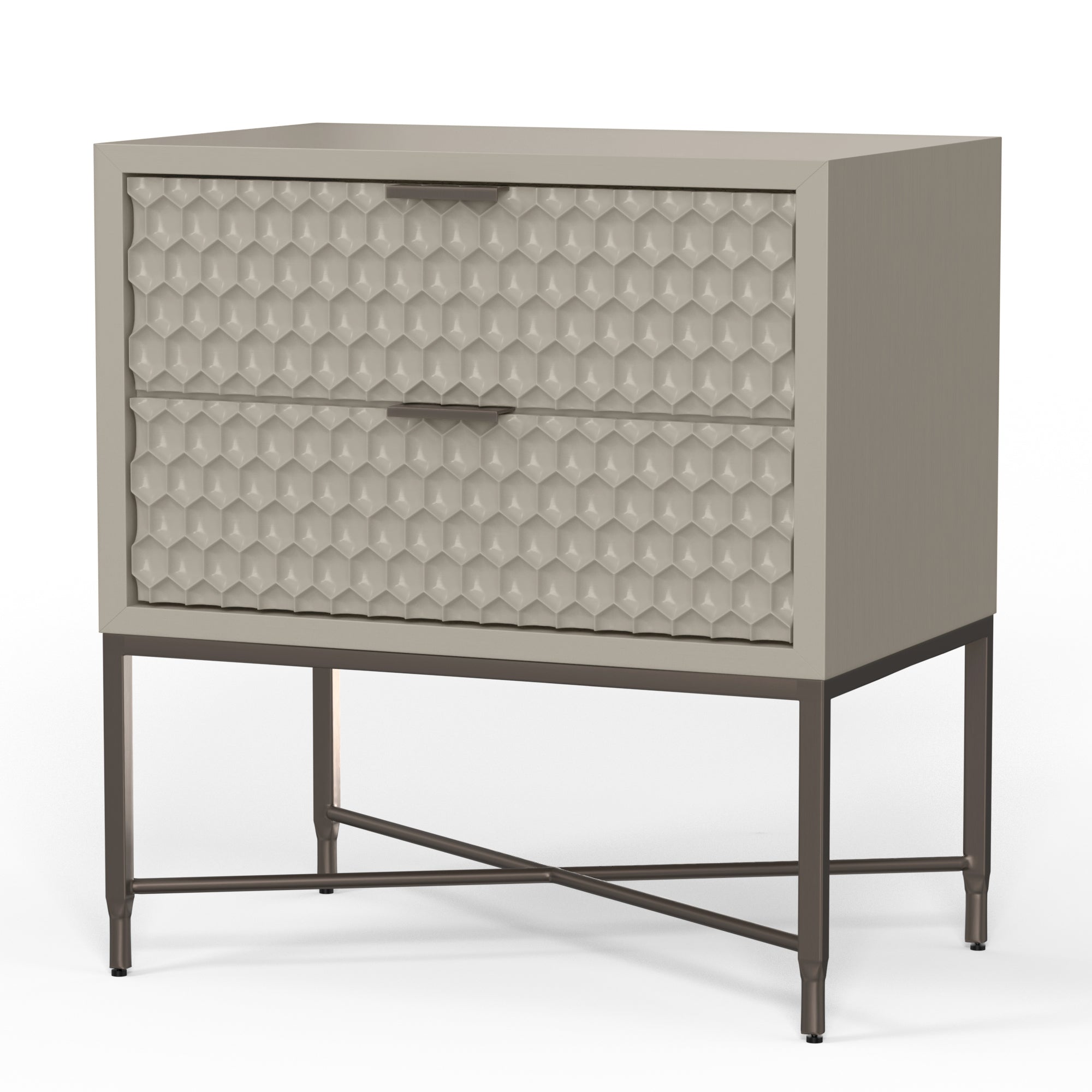 White Pearl Nightstand