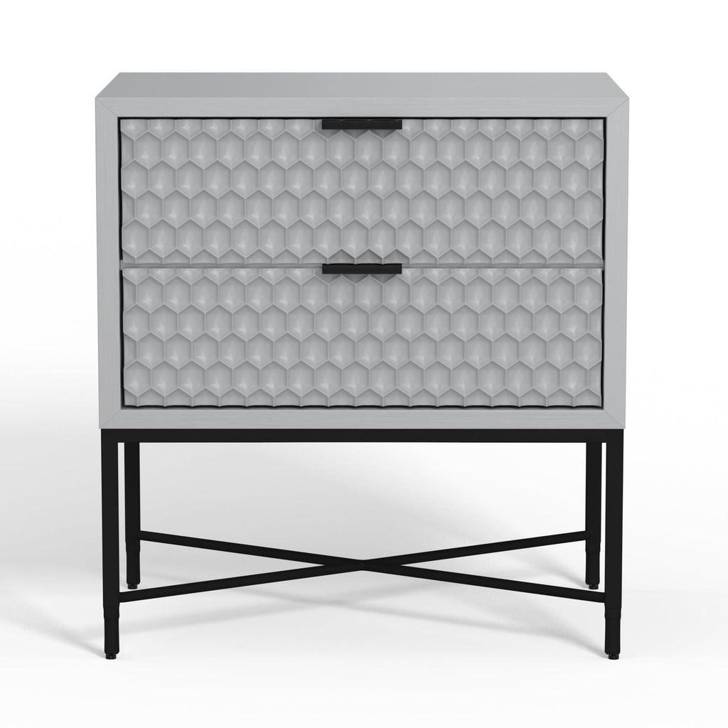 White Pearl Nightstand