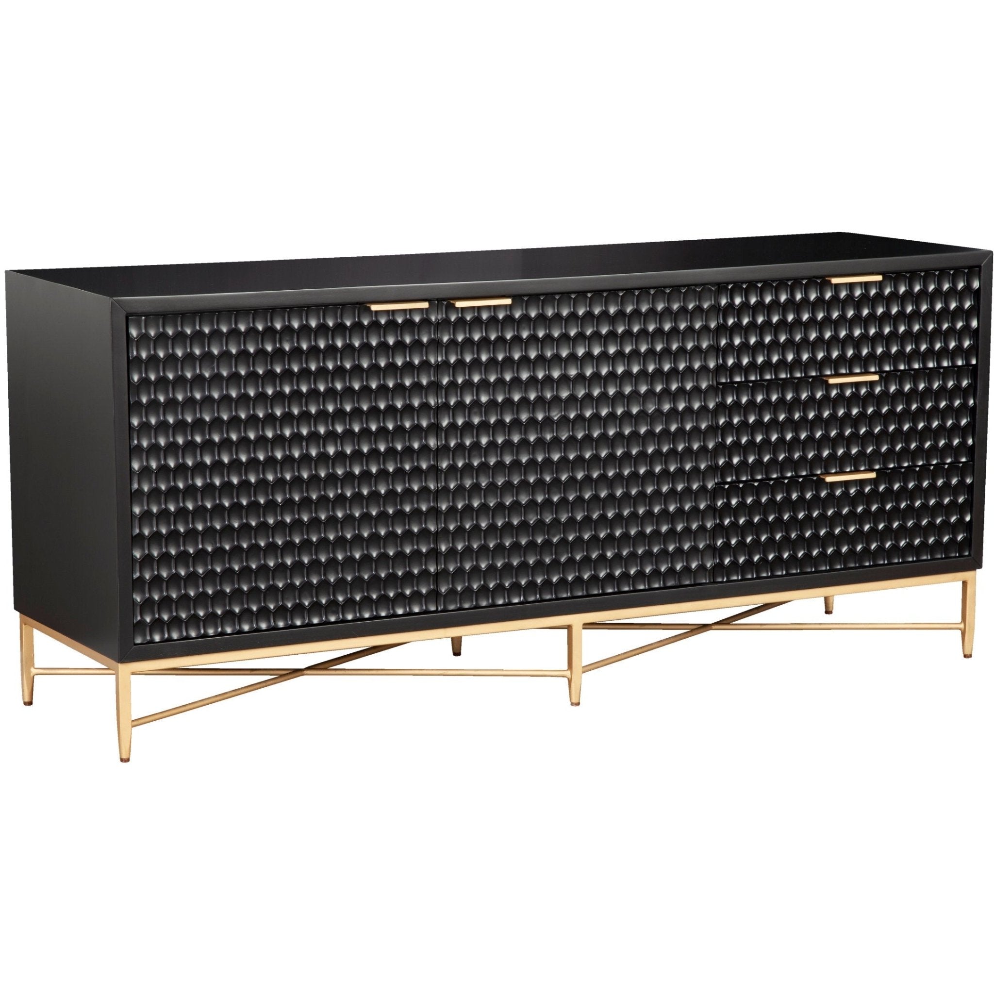 White Pearl TV Console